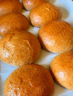 6 - 100% Honey Whole Wheat Burger Buns